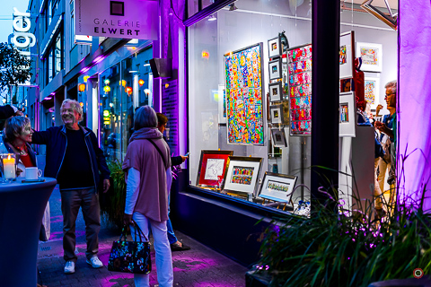 Ausstellung der Galerie Elwert zusammen mit burger inneneinrichtung GmbH Karlsruhe, 10.10.2018, Foto: Kirsten Bohlig